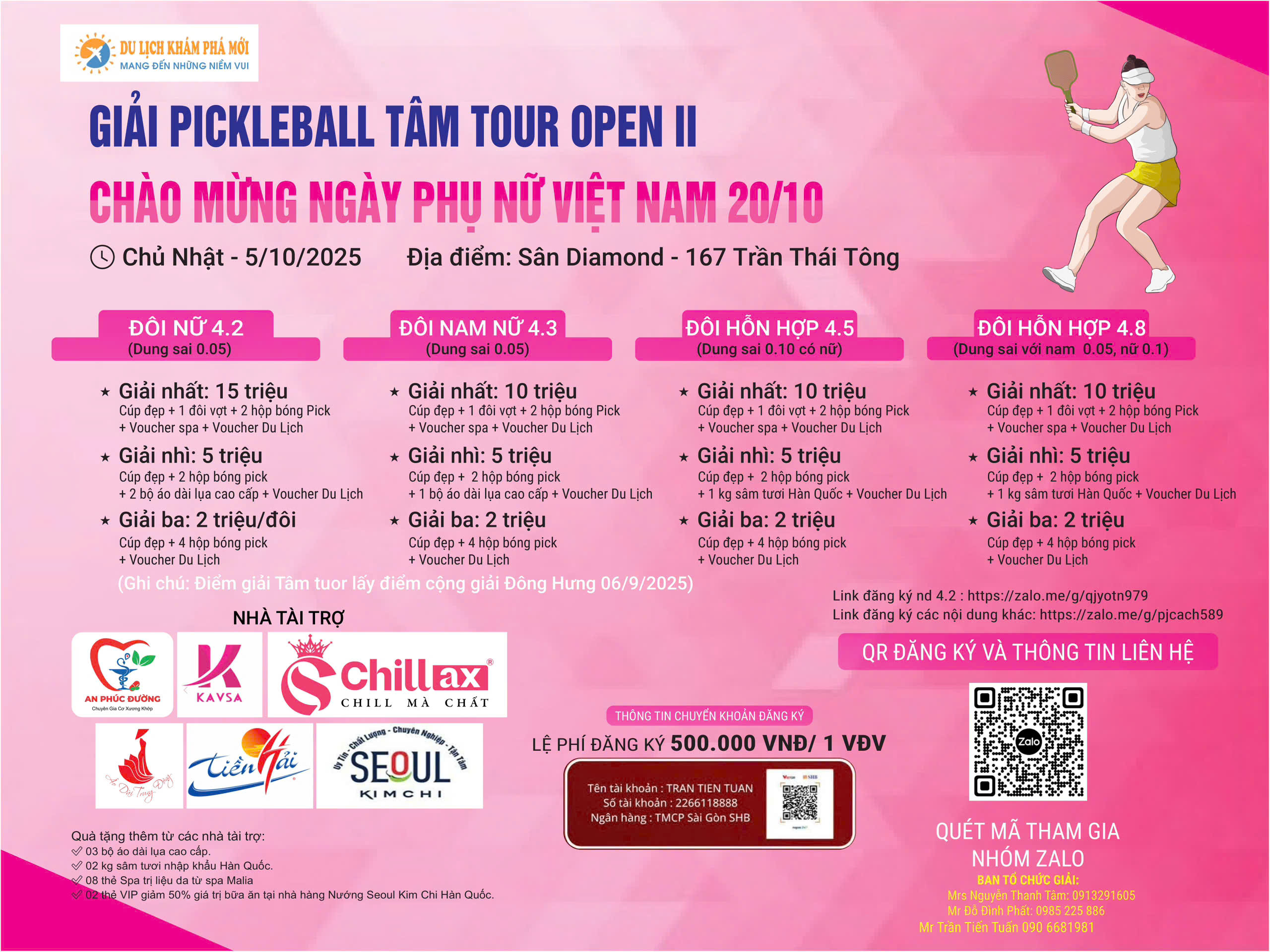 Giải Tâm Tour Open 2