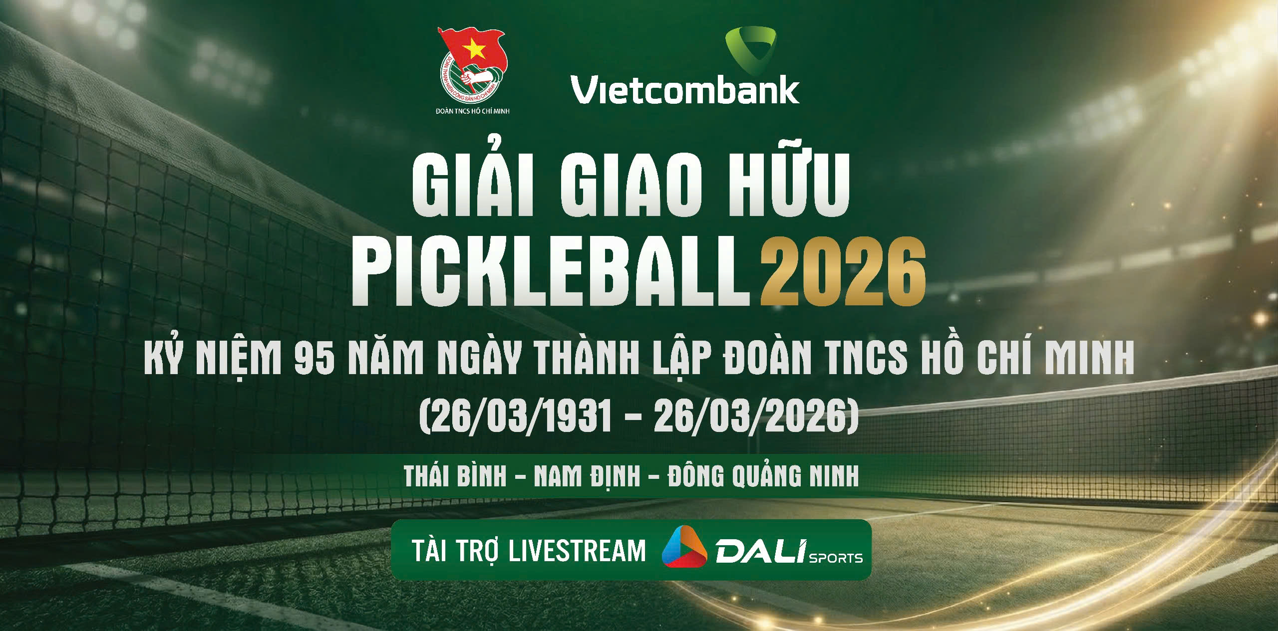 Giải Pickleball Giao Hữu Vietcombank
